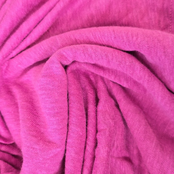 J Crew-roll sleeve side slit linen tee - Picture 6 of 8